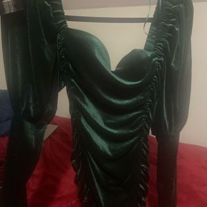 Elegant dress off the shoulder dress